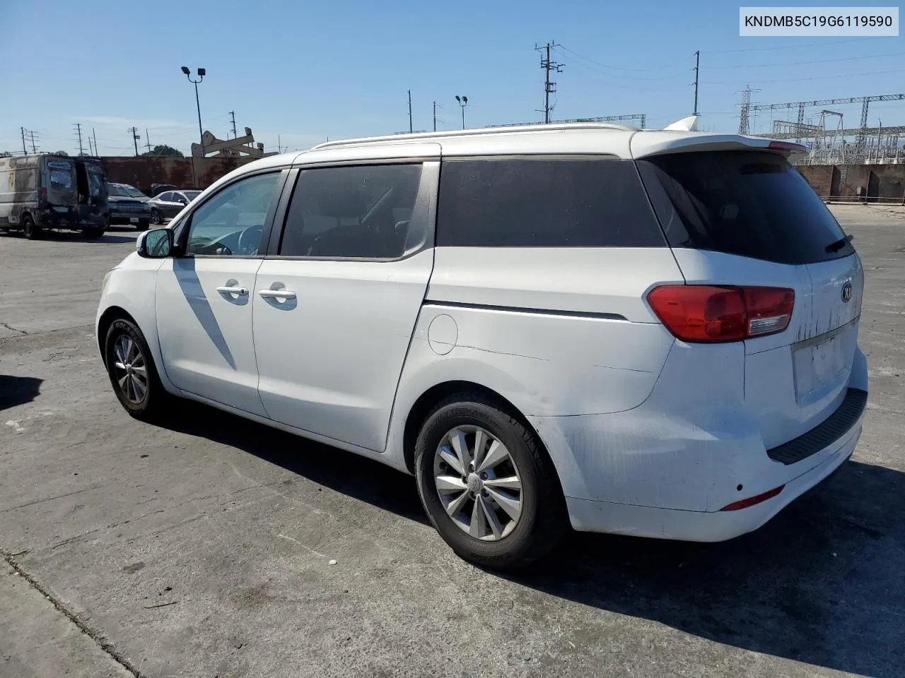 2016 Kia Sedona Lx VIN: KNDMB5C19G6119590 Lot: 77227324