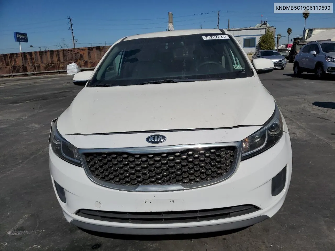 2016 Kia Sedona Lx VIN: KNDMB5C19G6119590 Lot: 77227324