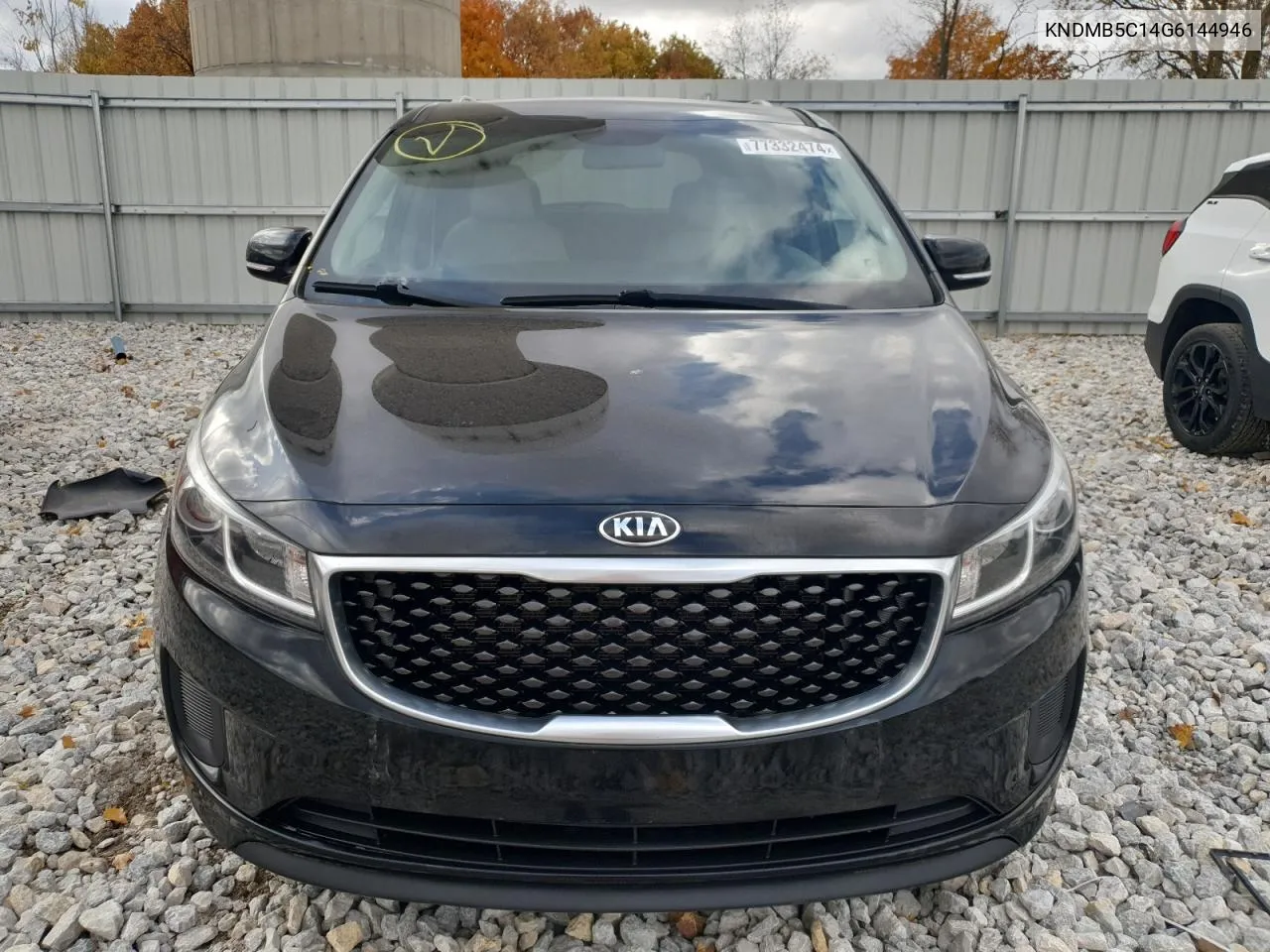 2016 Kia Sedona Lx VIN: KNDMB5C14G6144946 Lot: 77332474