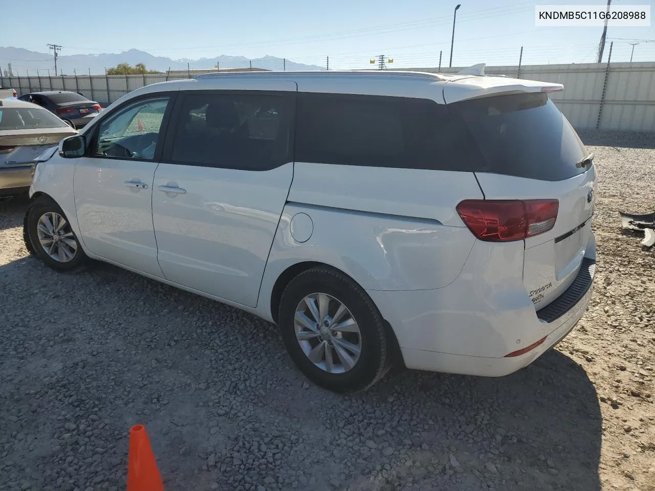 2016 Kia Sedona Lx VIN: KNDMB5C11G6208988 Lot: 77531004