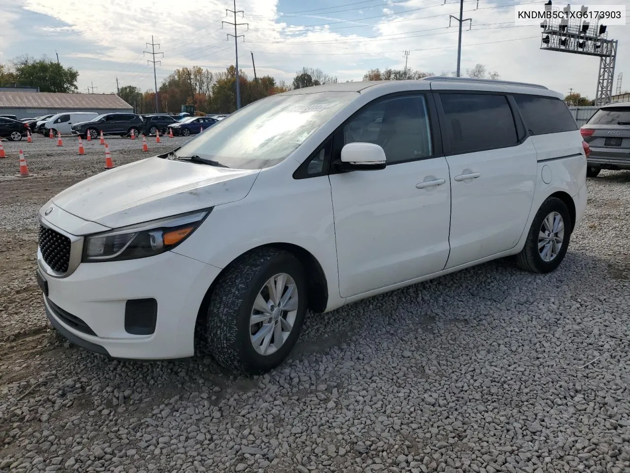 2016 Kia Sedona Lx VIN: KNDMB5C1XG6173903 Lot: 77955404