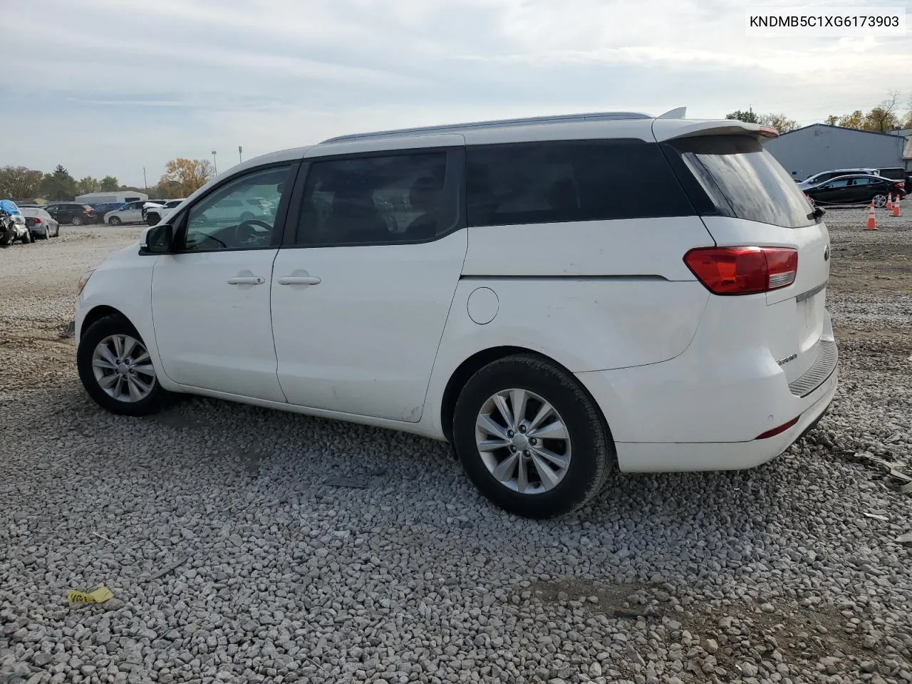 2016 Kia Sedona Lx VIN: KNDMB5C1XG6173903 Lot: 77955404