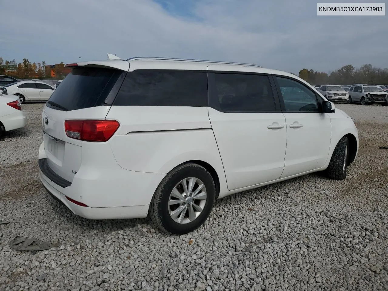 2016 Kia Sedona Lx VIN: KNDMB5C1XG6173903 Lot: 77955404