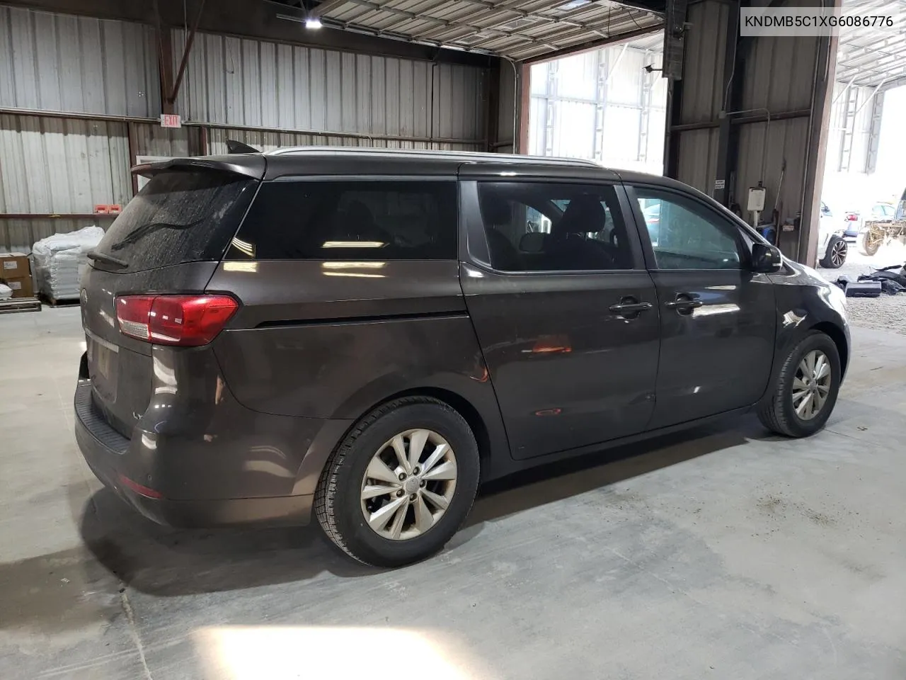 2016 Kia Sedona Lx VIN: KNDMB5C1XG6086776 Lot: 78038124