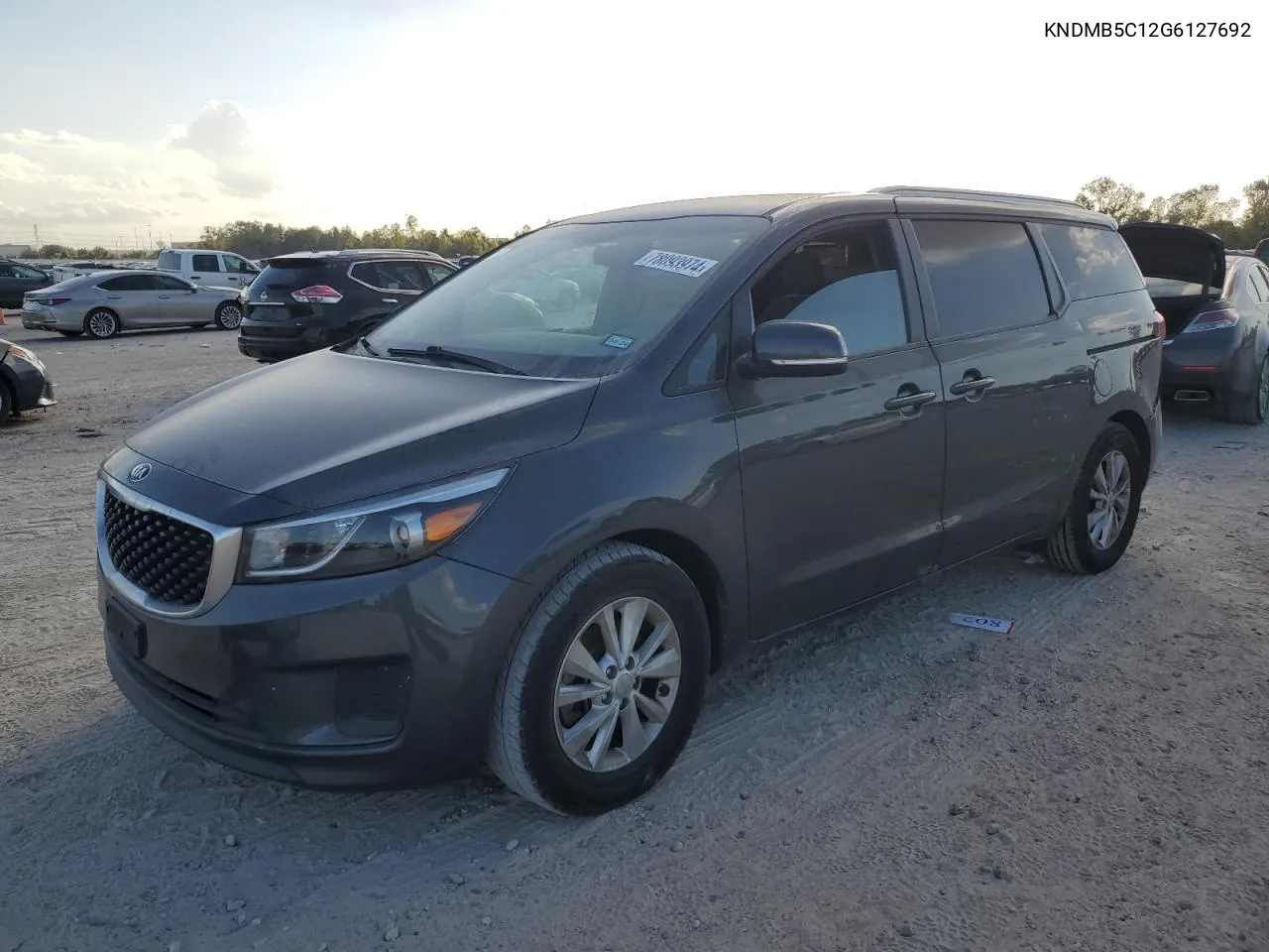 2016 Kia Sedona Lx VIN: KNDMB5C12G6127692 Lot: 78093974