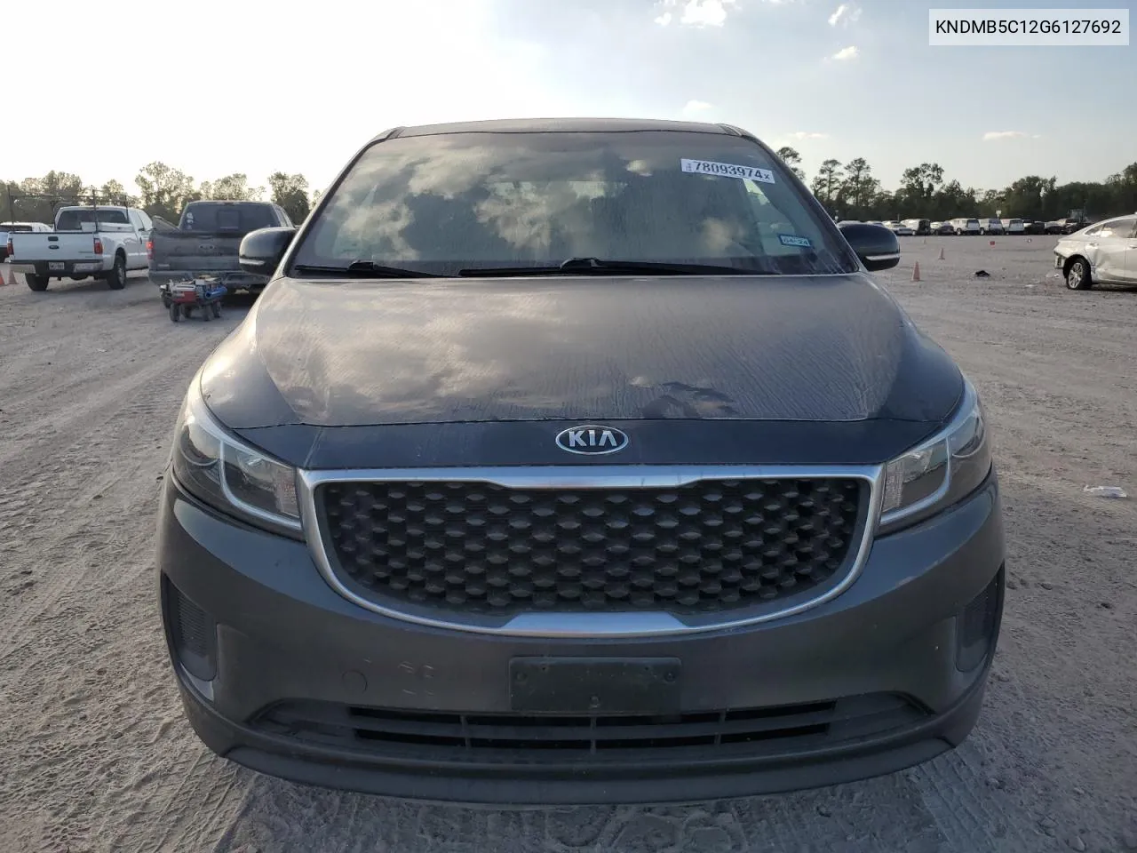 2016 Kia Sedona Lx VIN: KNDMB5C12G6127692 Lot: 78093974