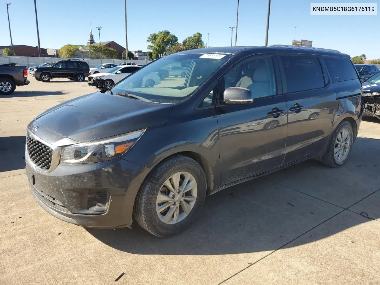 2016 Kia Sedona Lx VIN: KNDMB5C18G6176119 Lot: 78616184