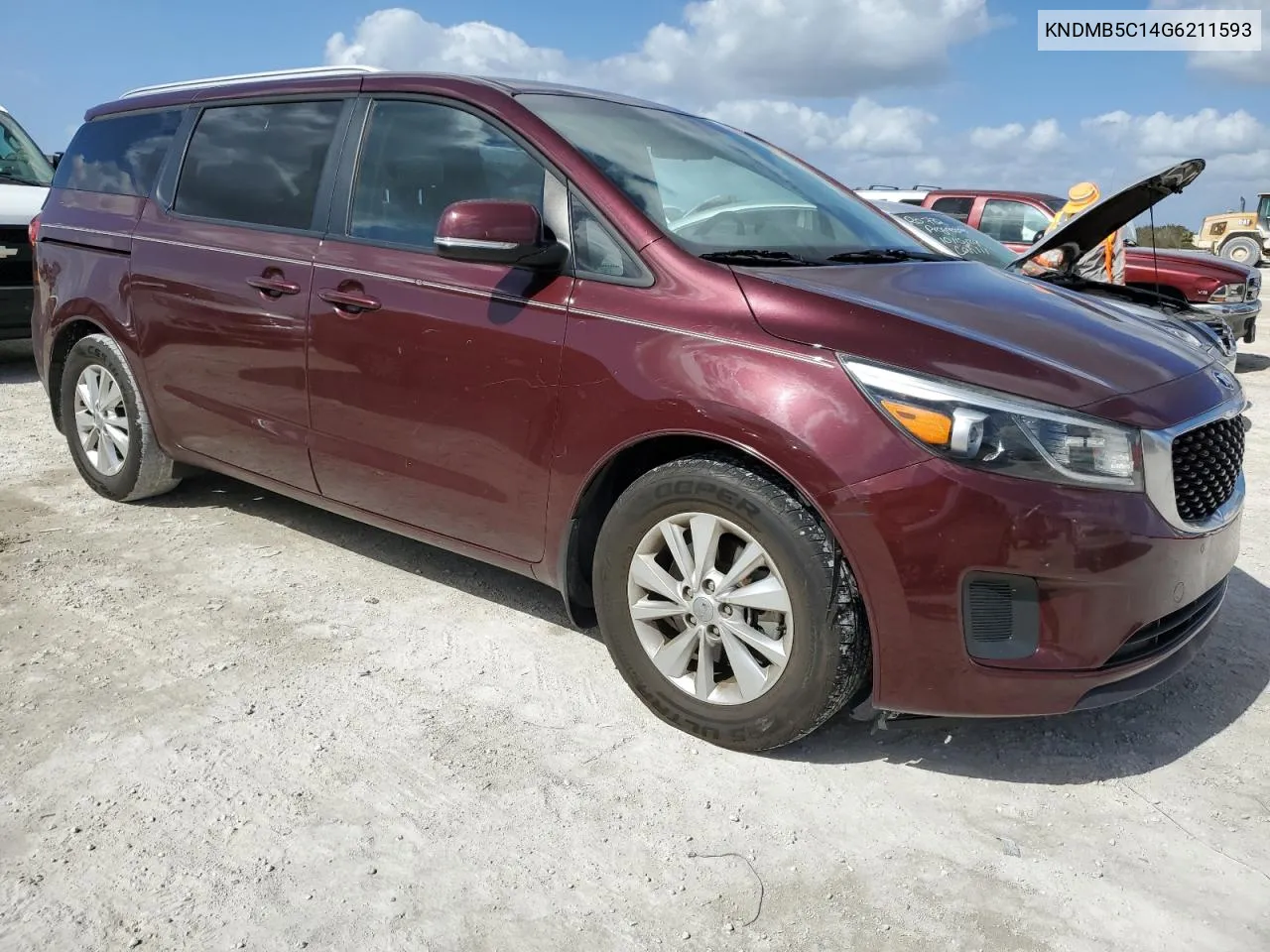 KNDMB5C14G6211593 2016 Kia Sedona Lx