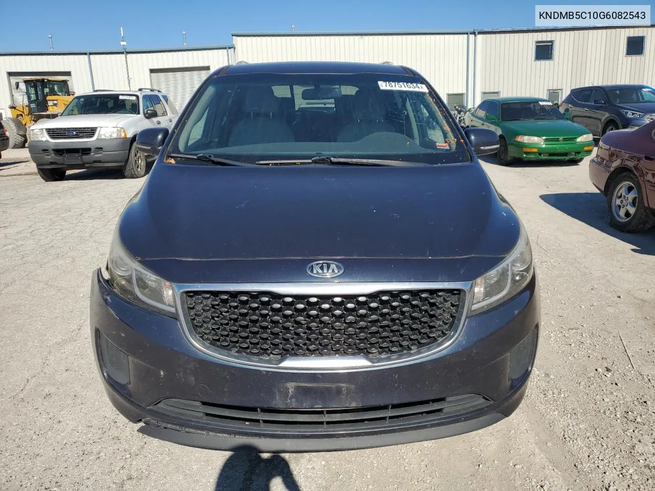 2016 Kia Sedona Lx VIN: KNDMB5C10G6082543 Lot: 78751634