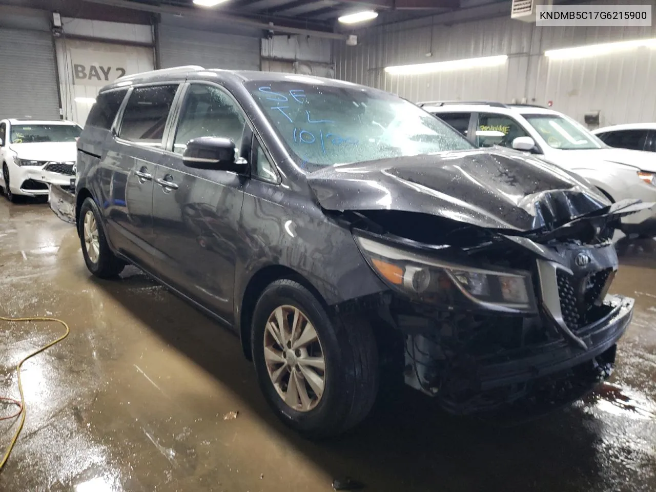 2016 Kia Sedona Lx VIN: KNDMB5C17G6215900 Lot: 78904454