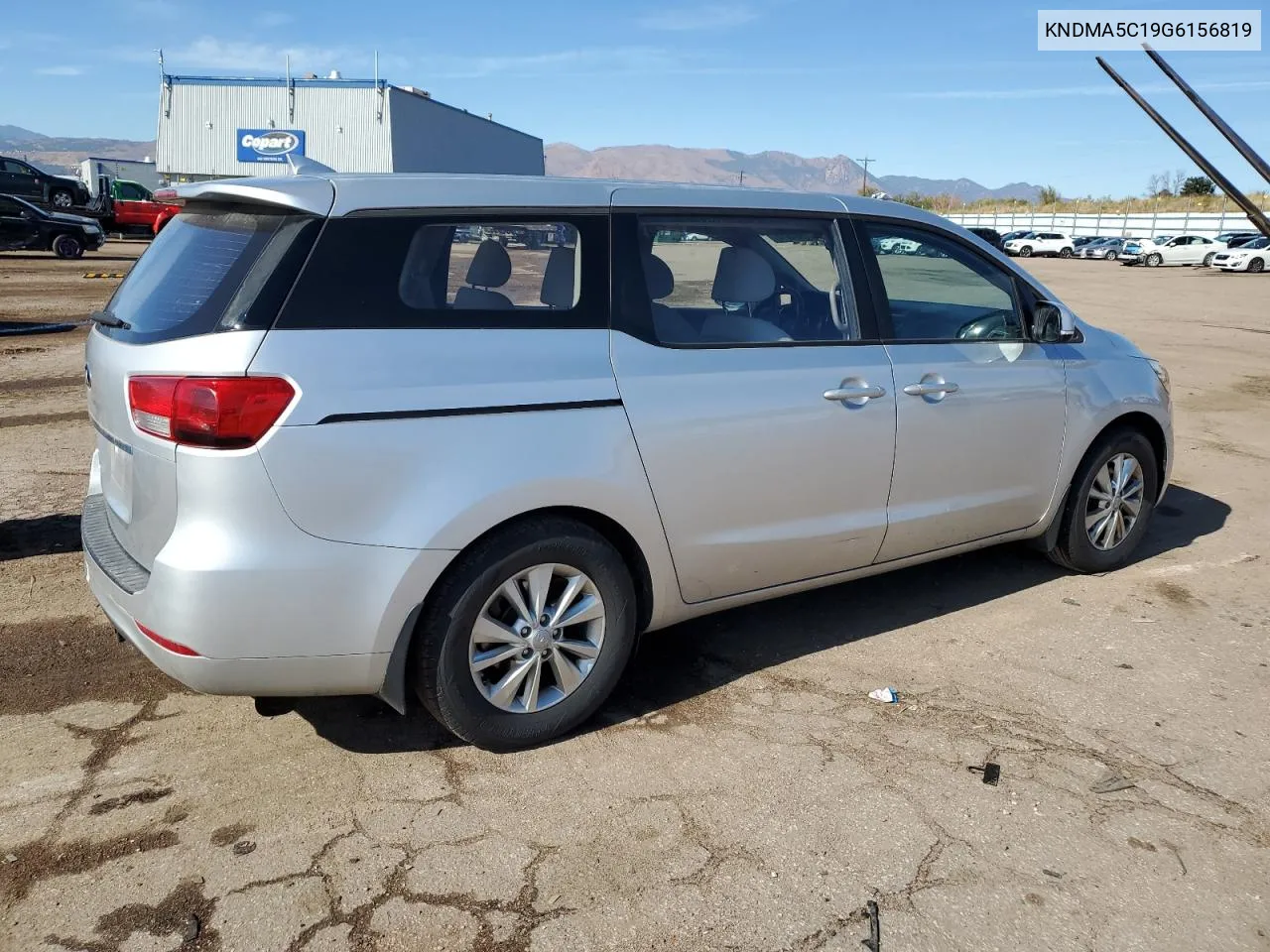 2016 Kia Sedona L VIN: KNDMA5C19G6156819 Lot: 78954614