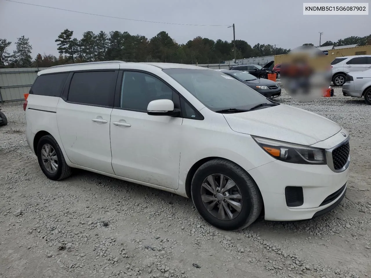 2016 Kia Sedona Lx VIN: KNDMB5C15G6087902 Lot: 79010154