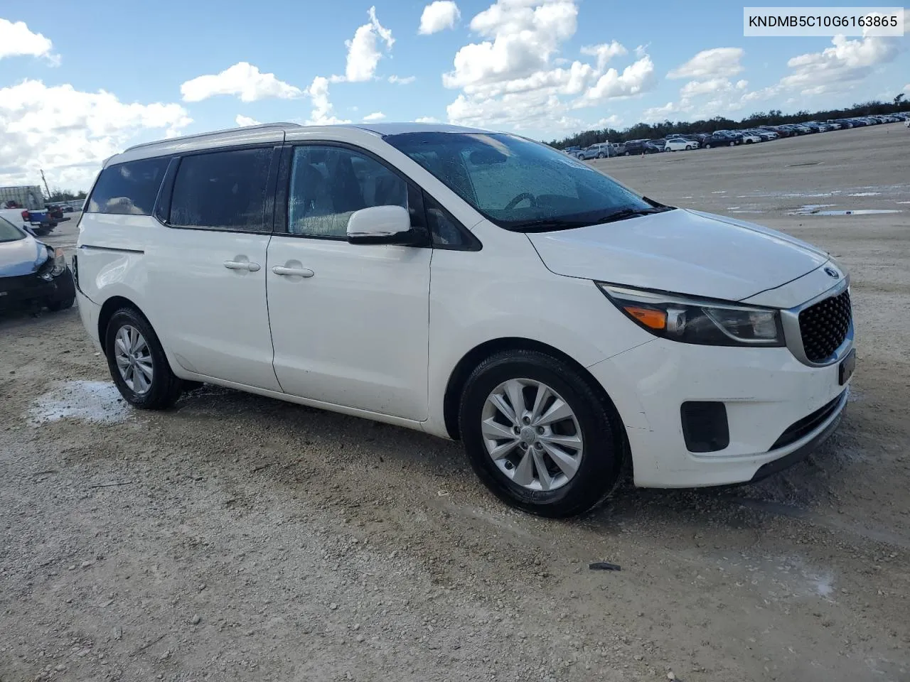 2016 Kia Sedona Lx VIN: KNDMB5C10G6163865 Lot: 79018914