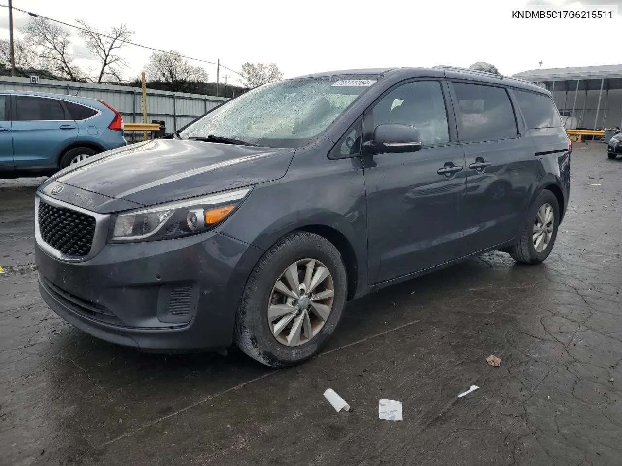 2016 Kia Sedona Lx VIN: KNDMB5C17G6215511 Lot: 79111264