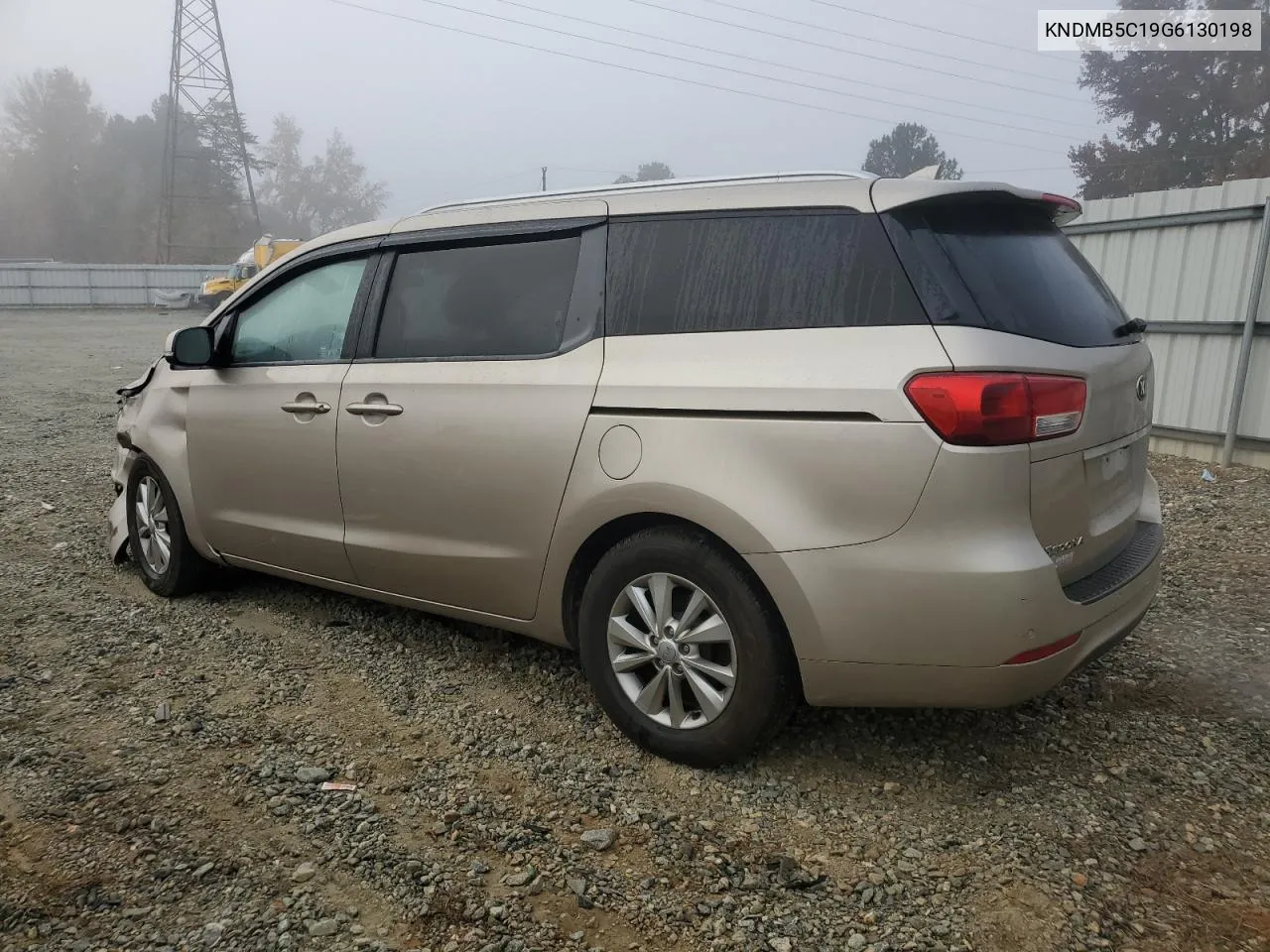 2016 Kia Sedona Lx VIN: KNDMB5C19G6130198 Lot: 79170504