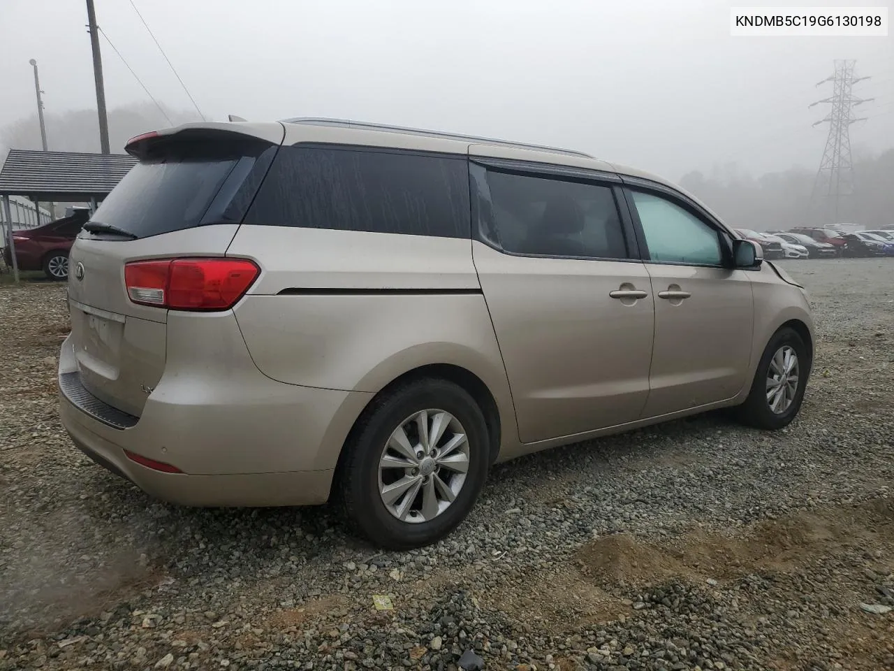 2016 Kia Sedona Lx VIN: KNDMB5C19G6130198 Lot: 79170504