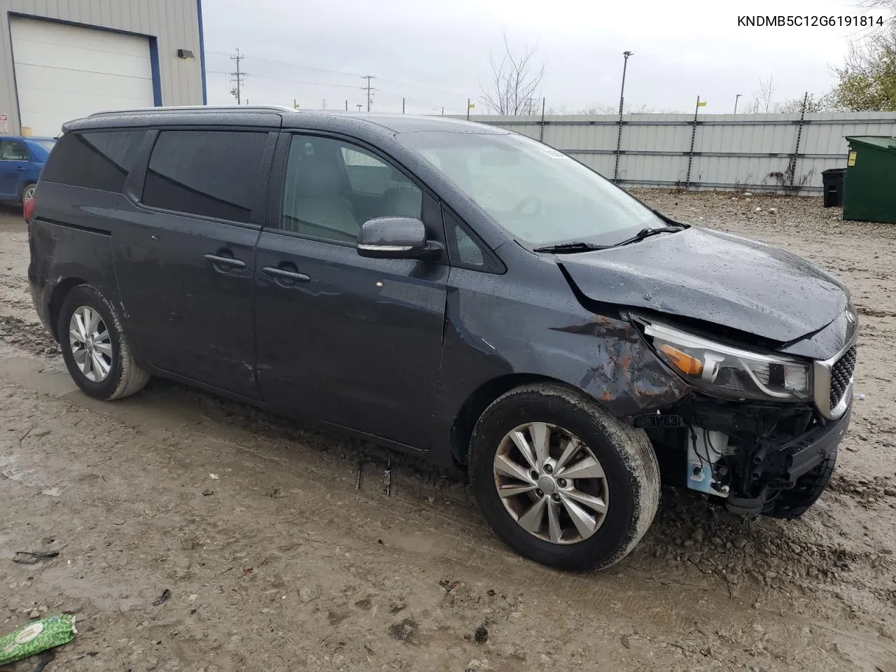 2016 Kia Sedona Lx VIN: KNDMB5C12G6191814 Lot: 79193884