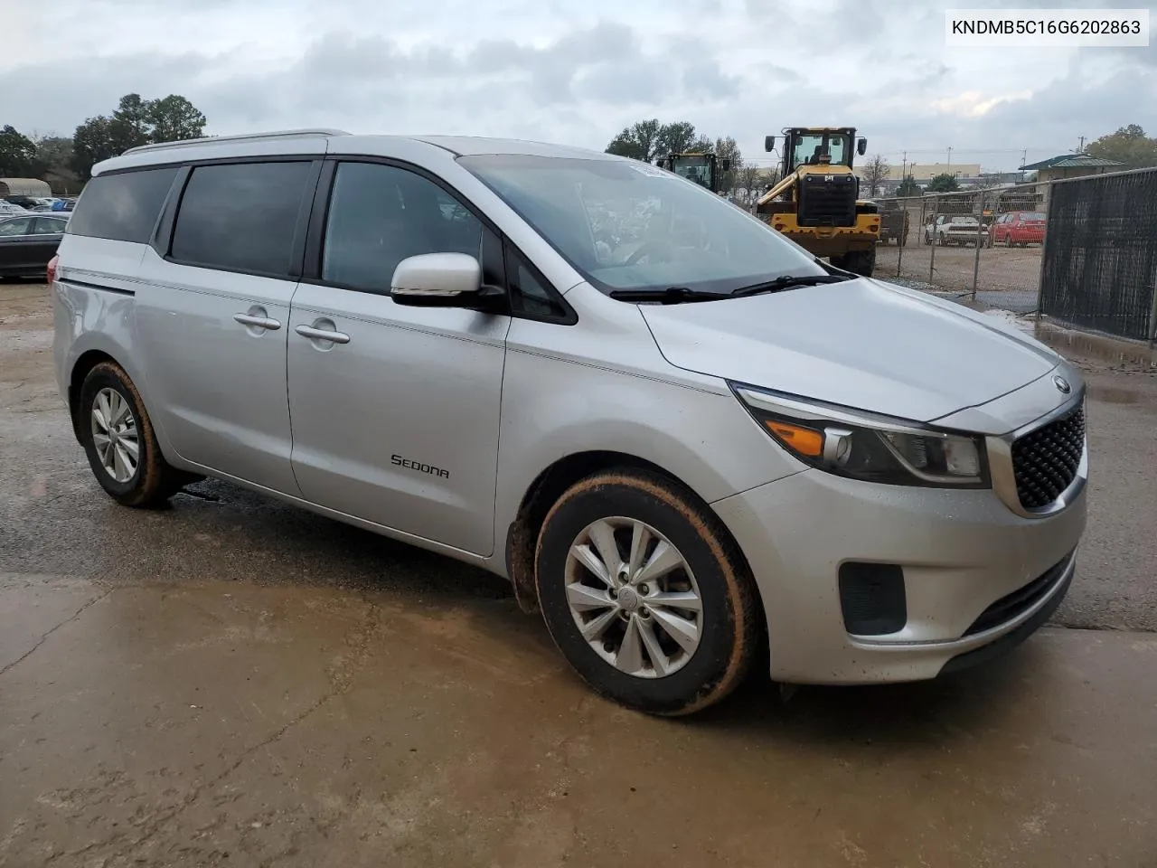 2016 Kia Sedona Lx VIN: KNDMB5C16G6202863 Lot: 79687654