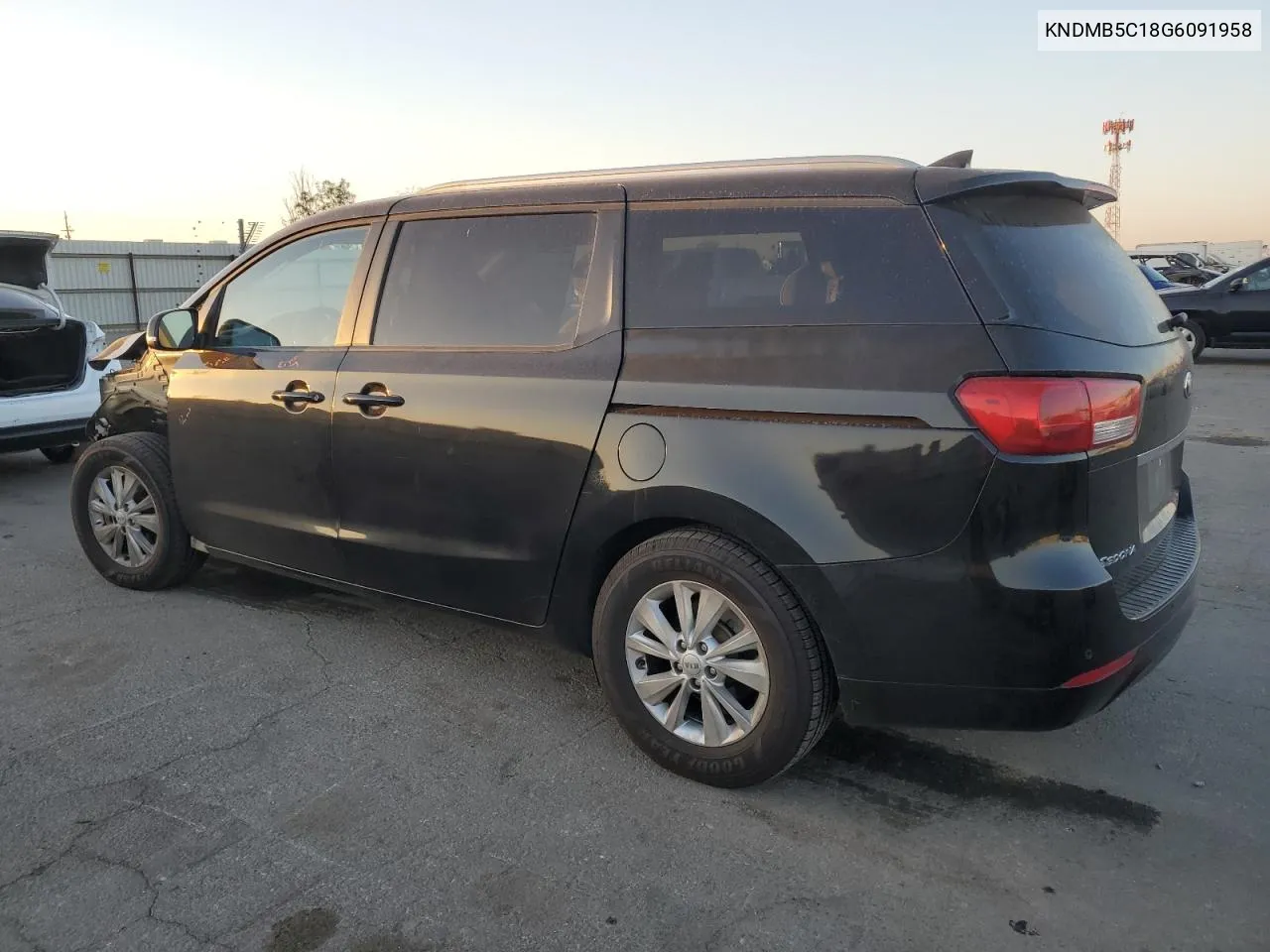 2016 Kia Sedona Lx VIN: KNDMB5C18G6091958 Lot: 80016884