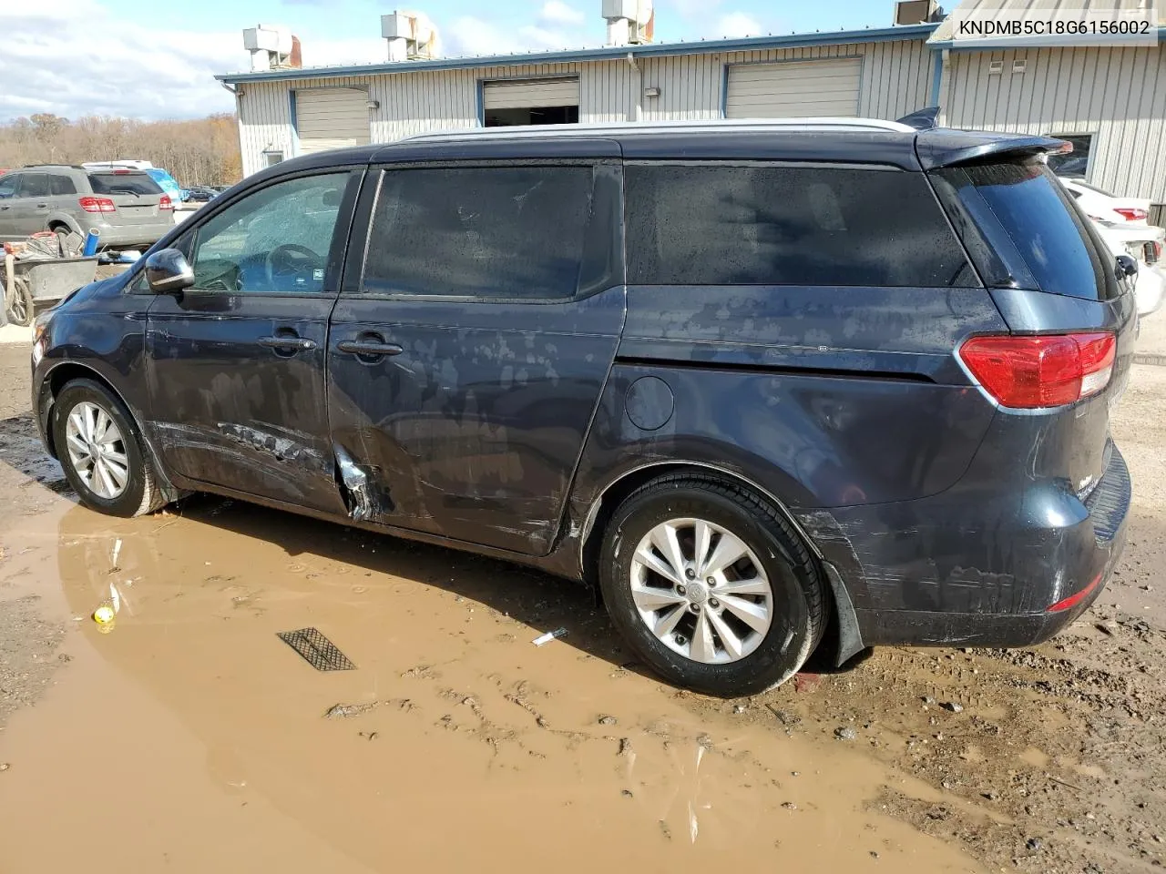 2016 Kia Sedona Lx VIN: KNDMB5C18G6156002 Lot: 80217334