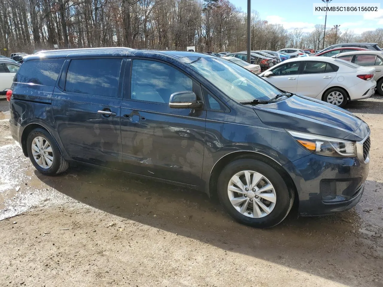 2016 Kia Sedona Lx VIN: KNDMB5C18G6156002 Lot: 80217334