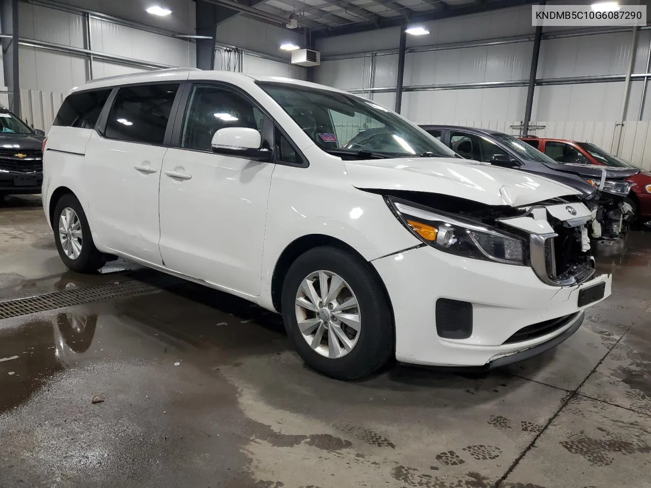 2016 Kia Sedona Lx VIN: KNDMB5C10G6087290 Lot: 80243244