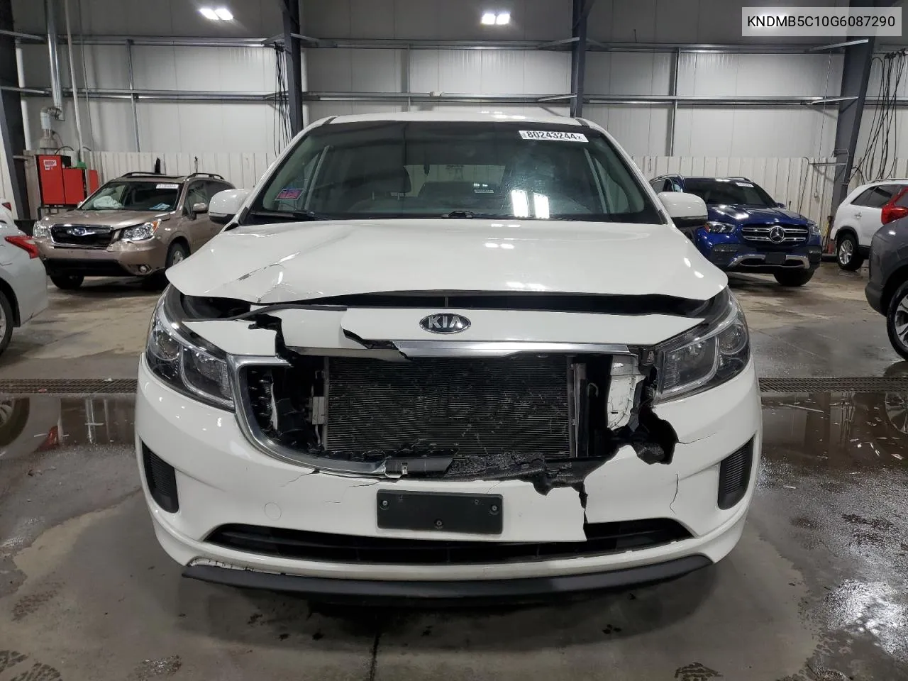 2016 Kia Sedona Lx VIN: KNDMB5C10G6087290 Lot: 80243244