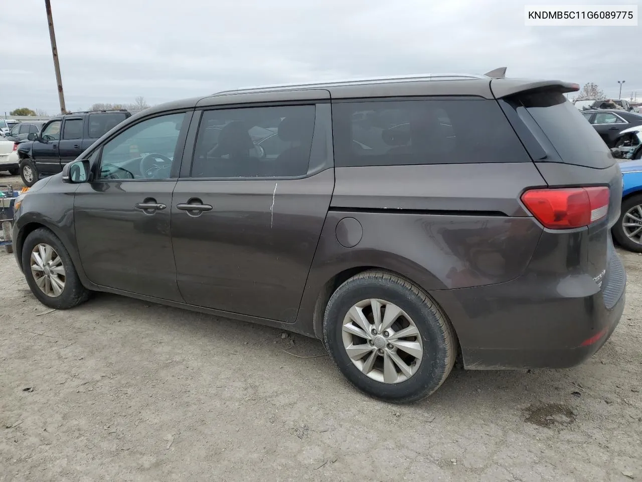 2016 Kia Sedona Lx VIN: KNDMB5C11G6089775 Lot: 80303374