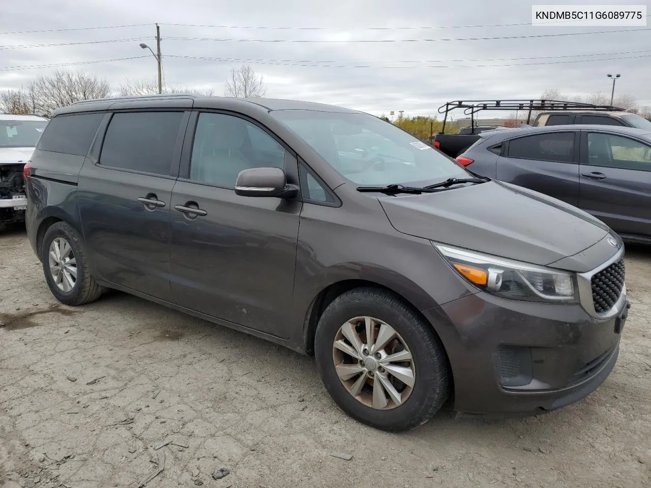 2016 Kia Sedona Lx VIN: KNDMB5C11G6089775 Lot: 80303374