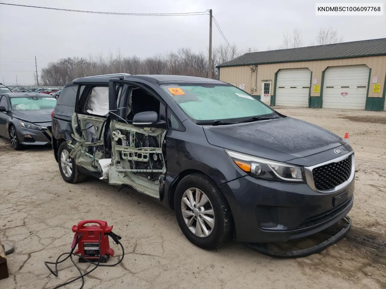 2016 Kia Sedona Lx VIN: KNDMB5C10G6097768 Lot: 82762043