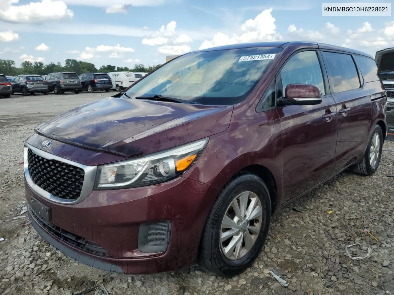 KNDMB5C10H6228621 2017 Kia Sedona Lx