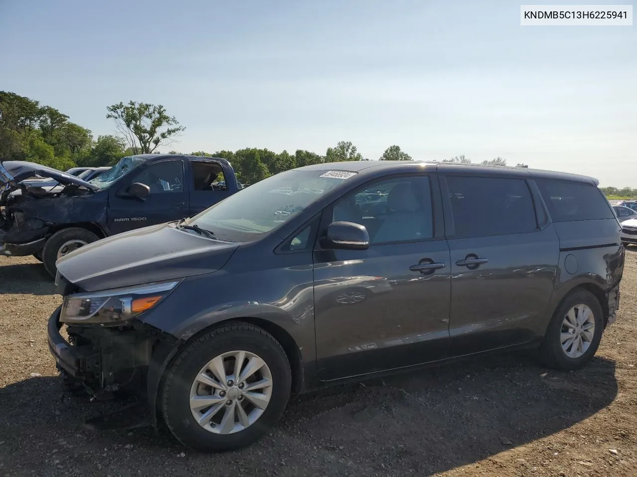 2017 Kia Sedona Lx VIN: KNDMB5C13H6225941 Lot: 59466924