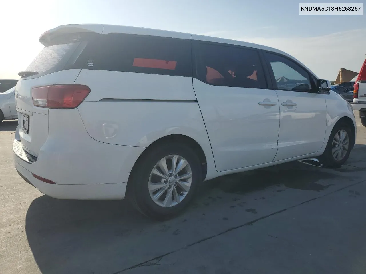 2017 Kia Sedona L VIN: KNDMA5C13H6263267 Lot: 62289024