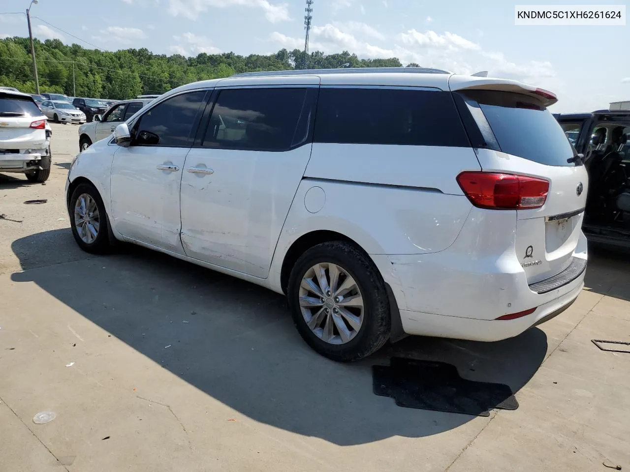 2017 Kia Sedona Ex VIN: KNDMC5C1XH6261624 Lot: 63071934