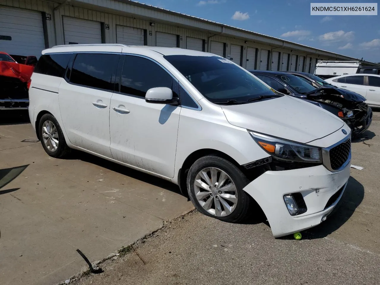 2017 Kia Sedona Ex VIN: KNDMC5C1XH6261624 Lot: 63071934