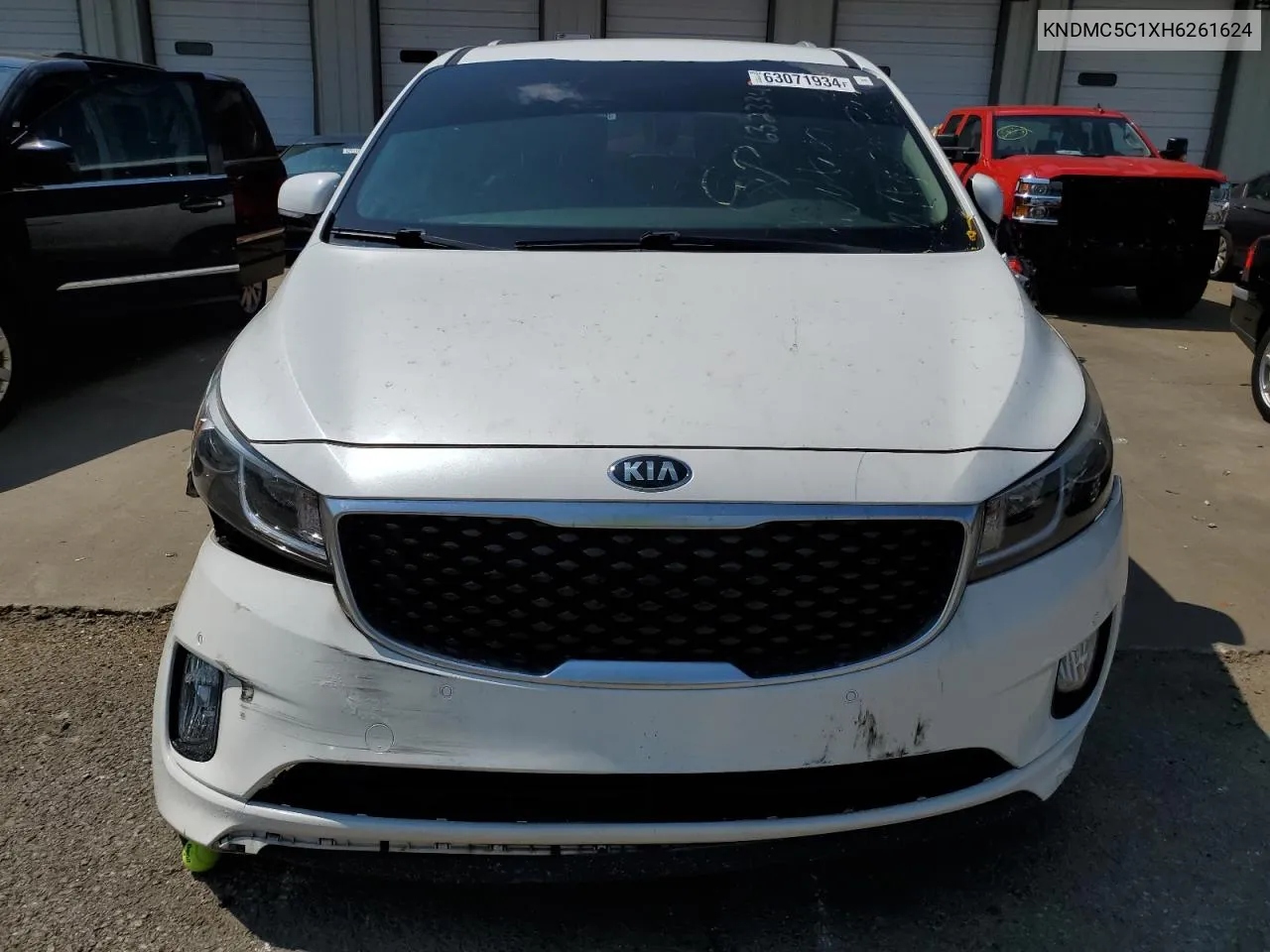 2017 Kia Sedona Ex VIN: KNDMC5C1XH6261624 Lot: 63071934