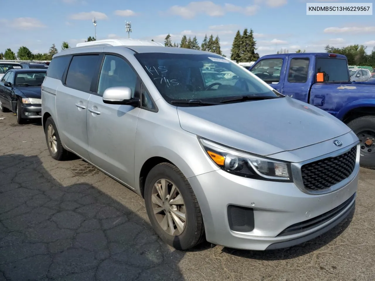 2017 Kia Sedona Lx VIN: KNDMB5C13H6229567 Lot: 63587124