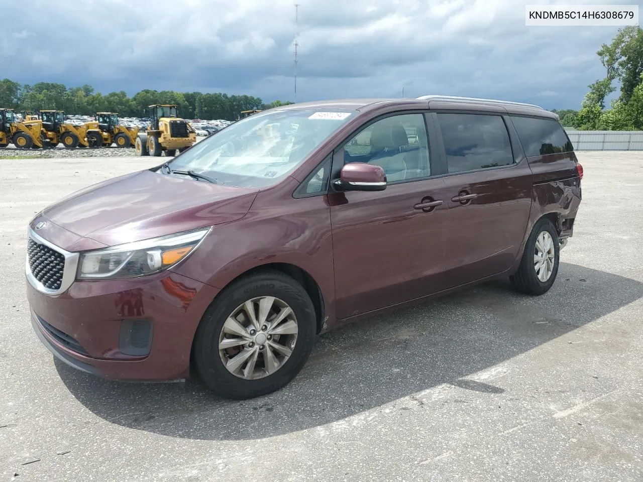 2017 Kia Sedona Lx VIN: KNDMB5C14H6308679 Lot: 64691284