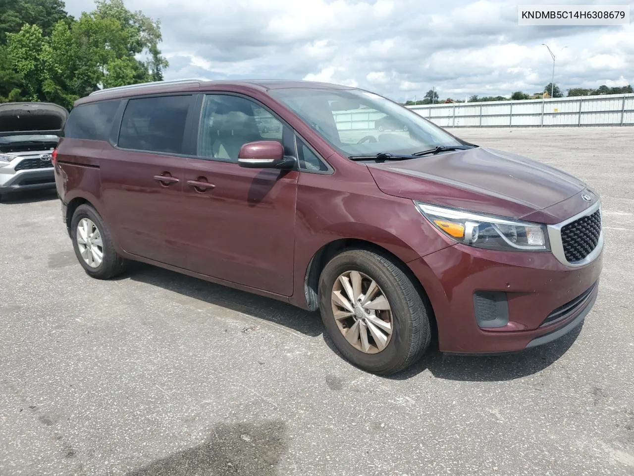 2017 Kia Sedona Lx VIN: KNDMB5C14H6308679 Lot: 64691284