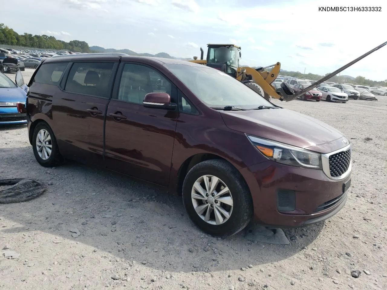 2017 Kia Sedona Lx VIN: KNDMB5C13H6333332 Lot: 67385994