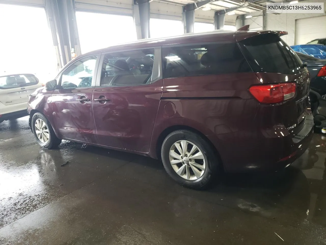 KNDMB5C13H6253965 2017 Kia Sedona Lx