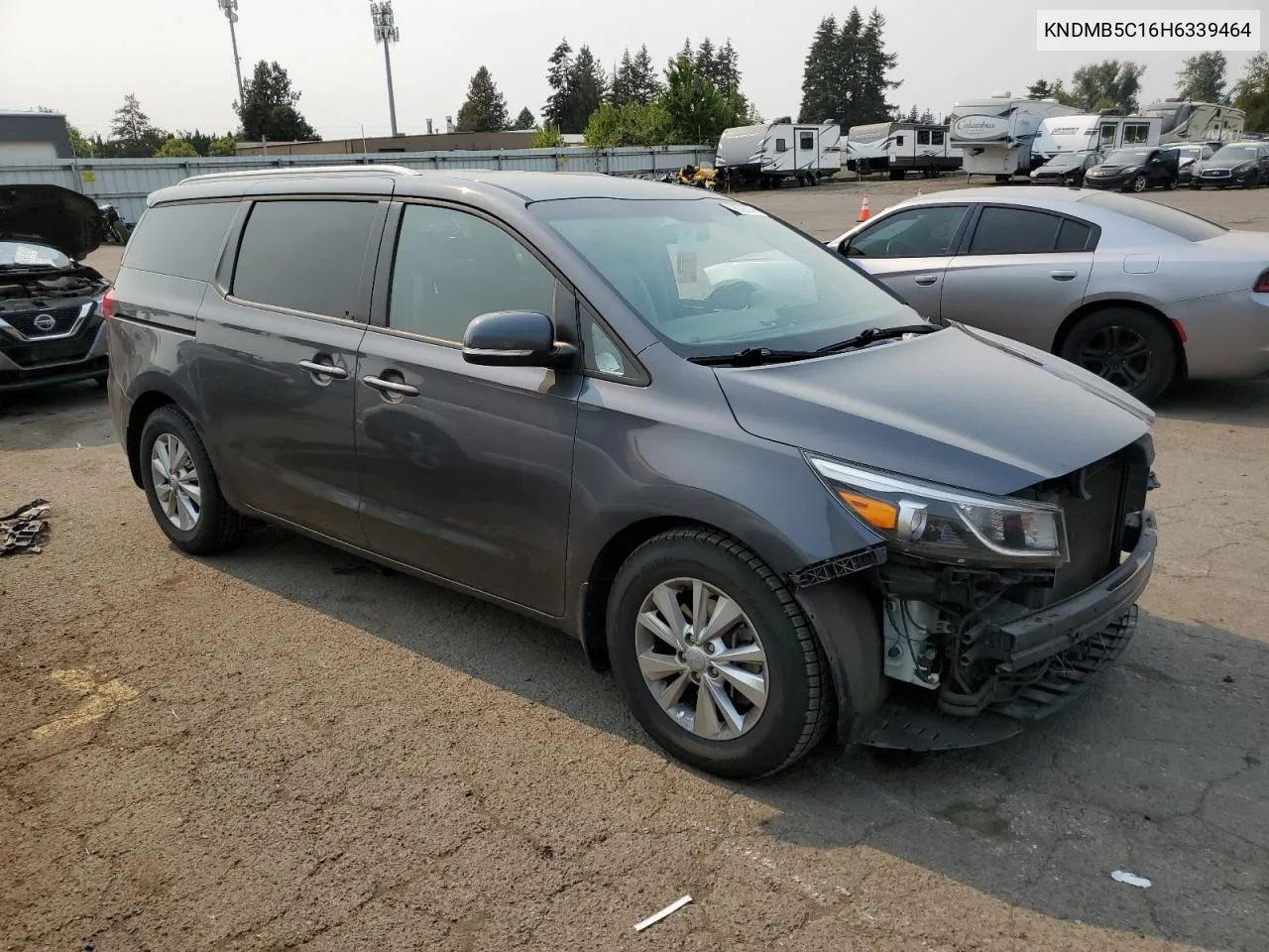 2017 Kia Sedona Lx VIN: KNDMB5C16H6339464 Lot: 69679574