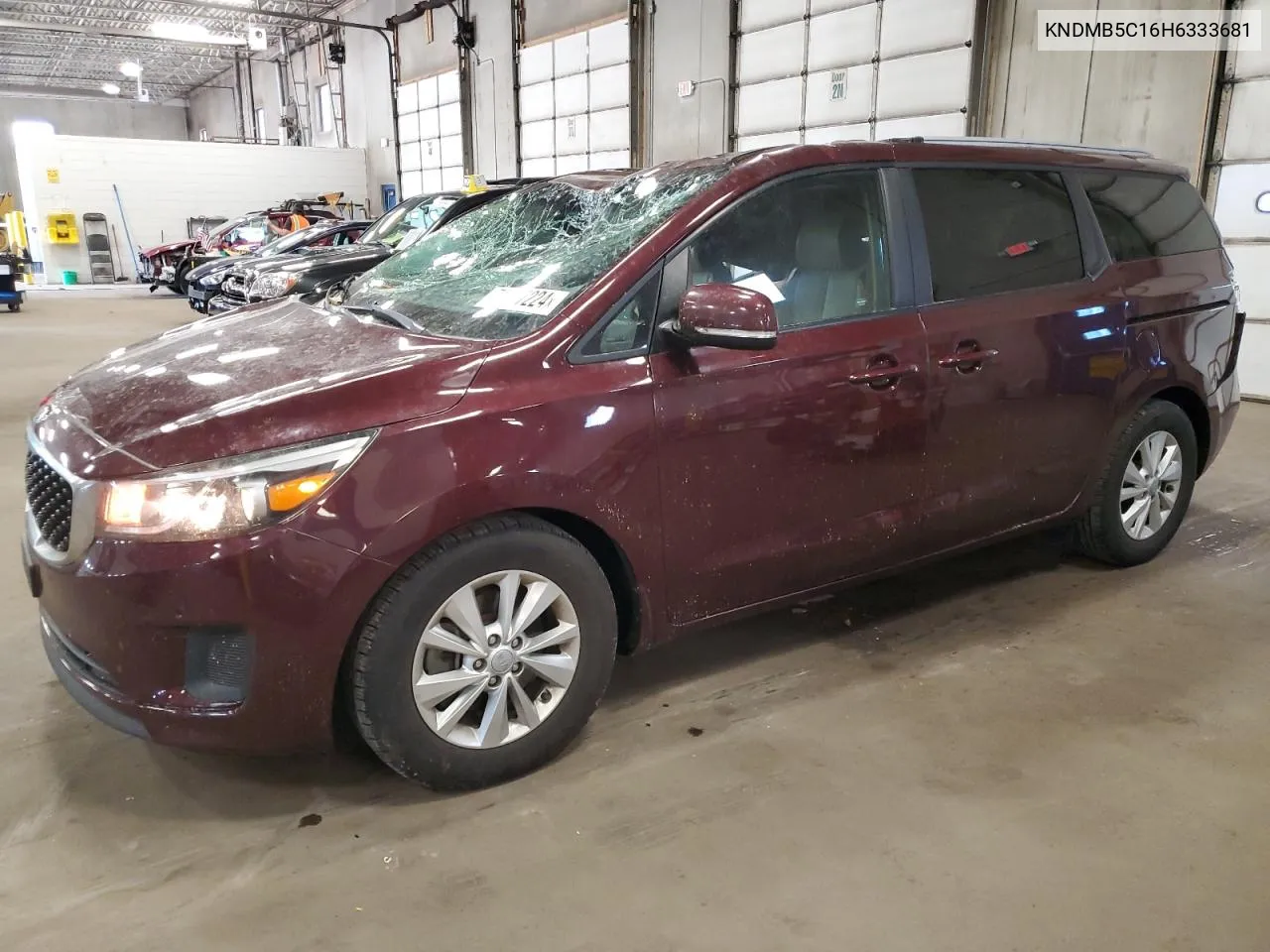 2017 Kia Sedona Lx VIN: KNDMB5C16H6333681 Lot: 70077224