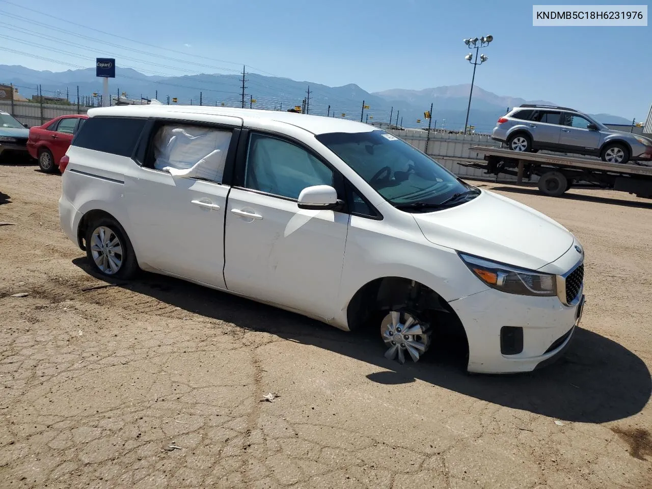 2017 Kia Sedona Lx VIN: KNDMB5C18H6231976 Lot: 71442334