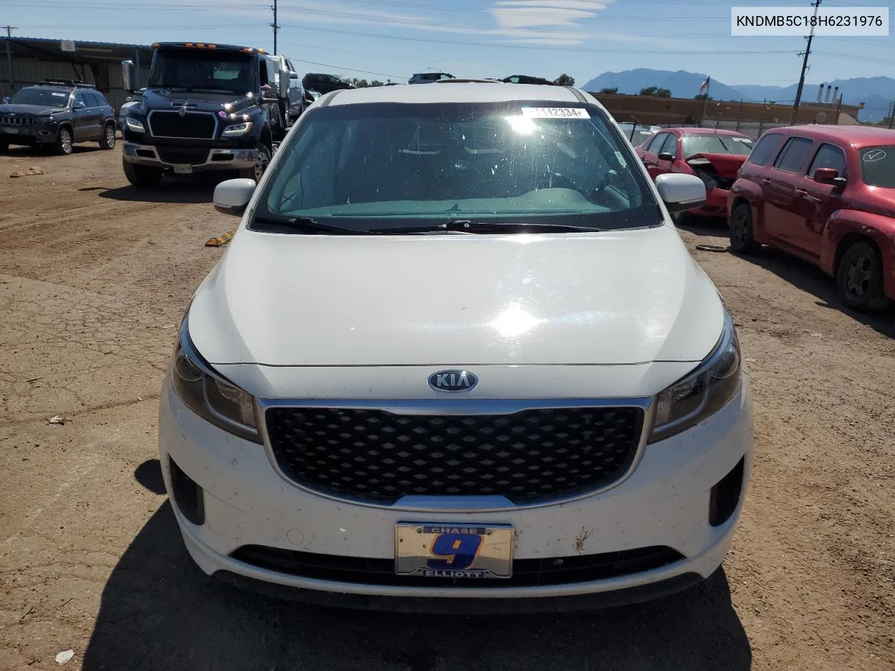 2017 Kia Sedona Lx VIN: KNDMB5C18H6231976 Lot: 71442334