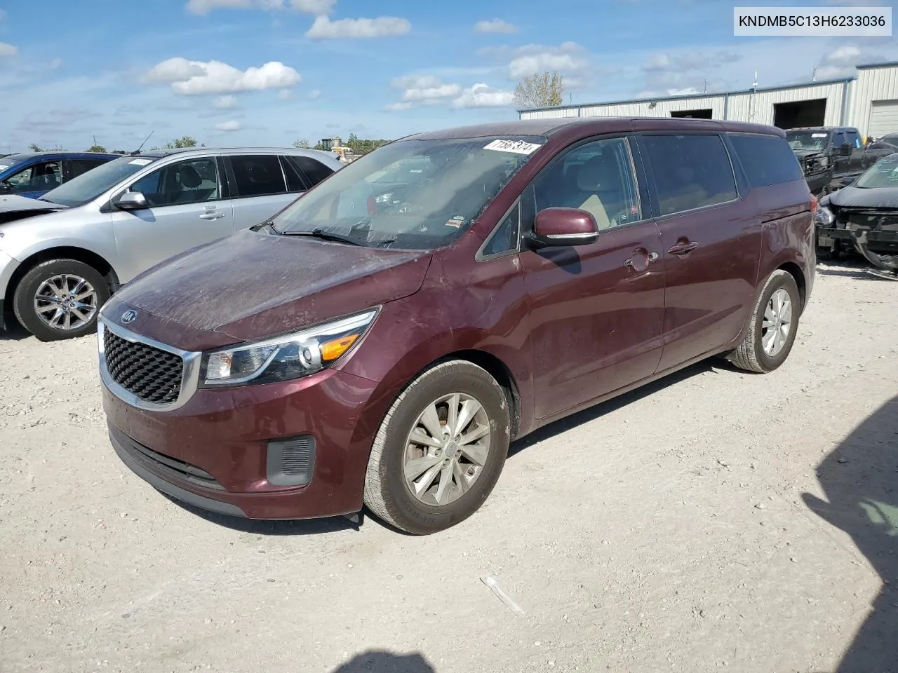 2017 Kia Sedona Lx VIN: KNDMB5C13H6233036 Lot: 71561374