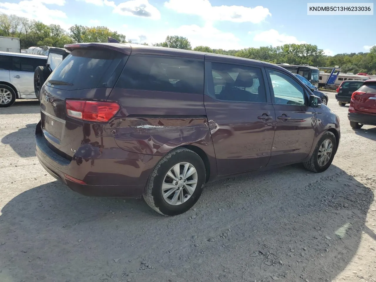 2017 Kia Sedona Lx VIN: KNDMB5C13H6233036 Lot: 71561374