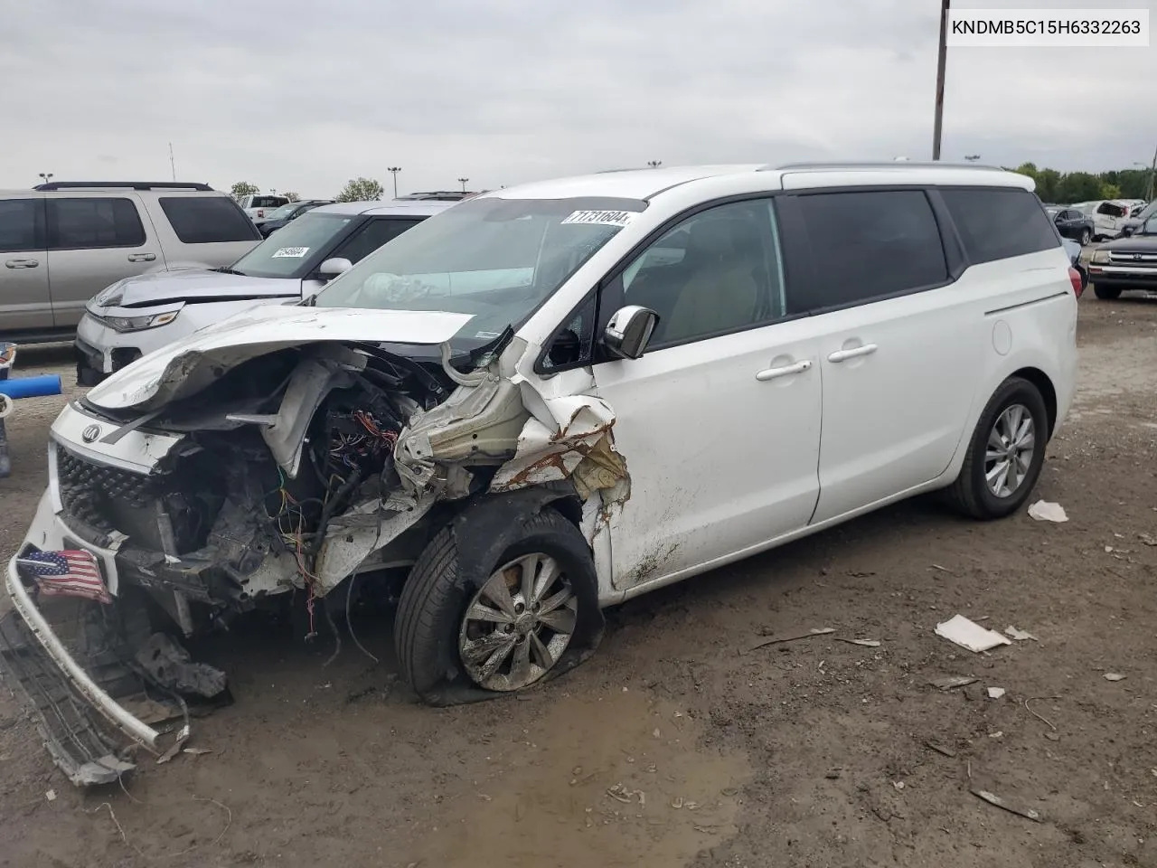 2017 Kia Sedona Lx VIN: KNDMB5C15H6332263 Lot: 71731604