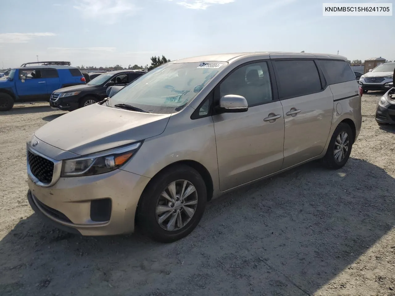 2017 Kia Sedona Lx VIN: KNDMB5C15H6241705 Lot: 71795884