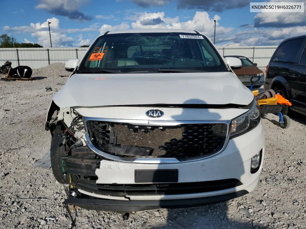 KNDMC5C19H6326771 2017 Kia Sedona Ex